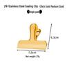 Hongjunda Stainless Steel Kitchen Tongs and Food Sealing Clip Set