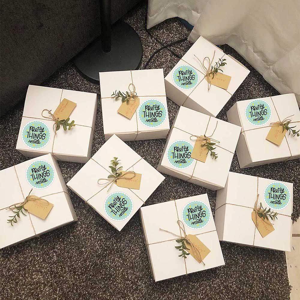 Baking Sign Envelope Packaging Pretty Things Inside Adhesive Label Seal Sticker Christmas Stickers