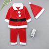 Matreeglam Santa Claus Costume for Babies and Set for Includes Pants and Santa Fluffy and Sizes Kids, 3-Piece Christmas, Hat, Soft, 80-110