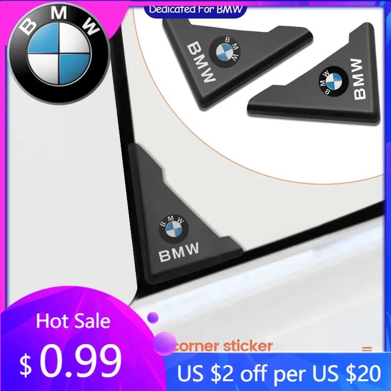 BAGI7 2026 Car Sticker 2PC Car Door Corner Silicone Anti-collision Protection Sticker For BMW M E90 E92 E93 F20 F21 F30 F31 F32 F33 F3