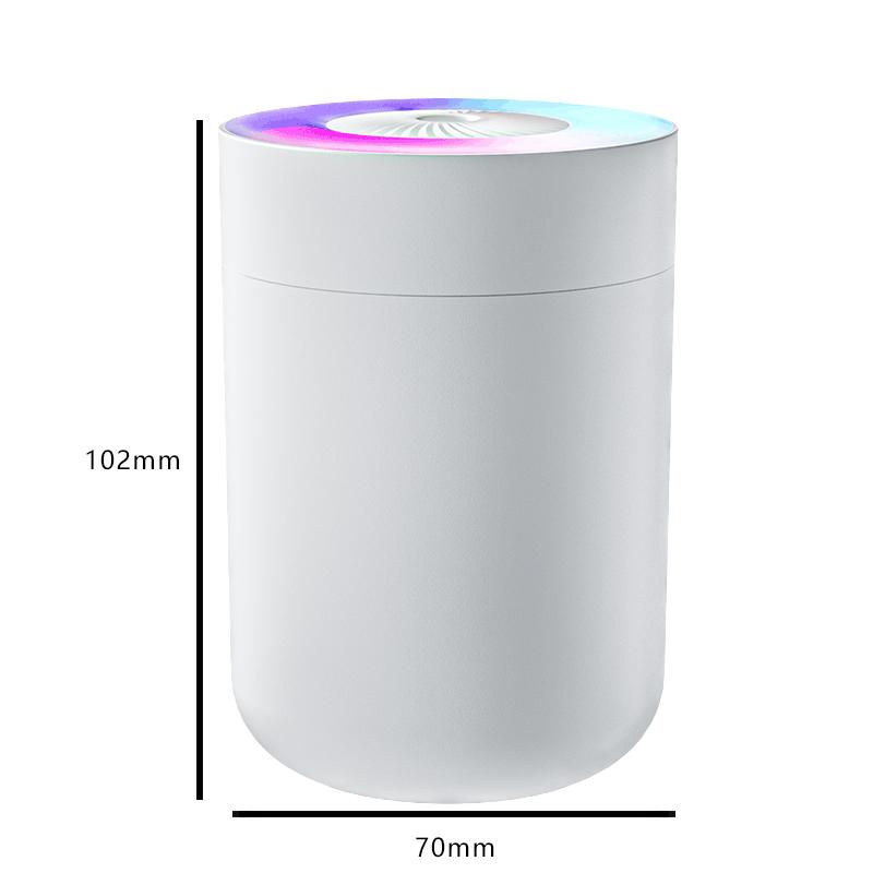 USB Air Humidifier Personal Air Moisturizer for Home Office Car Powerful Mist LED Mood Light Quietest Air Humidification