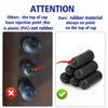 Rubber Vacuum Cap Assortment Kit 6 Sizes Set Black for Carburetor Manifold Leak Vacuum Dust Cover