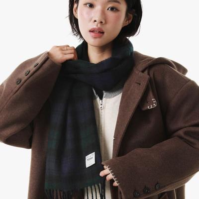 PIECEMAKER CHECK BLEND SCHAL S (GRÜN)