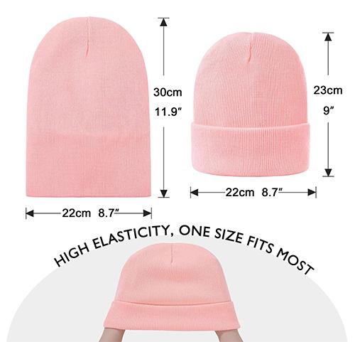 Winter Warm Ear Protection Cuffed Slouchy Warm Cuffed SKullies Cap for Hiking Cycling Skiing Sports Hat Unisex Satin Lined Hat