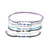 7Pieces Handmade Colorful Woven Bracelets Adjustable Size Wristband for Fashion Enthusiasts and Unique Style Lovers