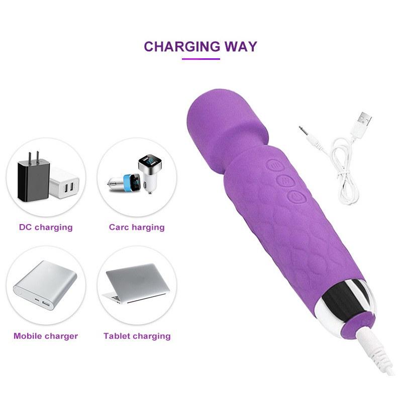 Powerful Magic Wand Vibrators for Women Clitoris Stimulator AV Stick G Spot Massager Female Masturbator Sex Toys for Ladies Couple Games