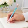 Decorative Gift Ballpoint Pen 5PCS Metal Diamond Pens with Sparkling Rhinestone Decor Luxury Glitter Writing Smooth Press Mechanism Pen for