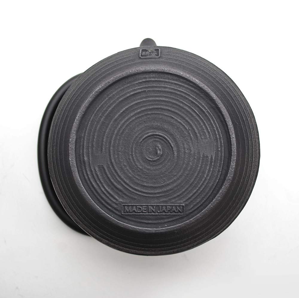 Nanbu Ironware: Ichiudo Hakeme Iron Kettle, 0.6L [Black Finish]