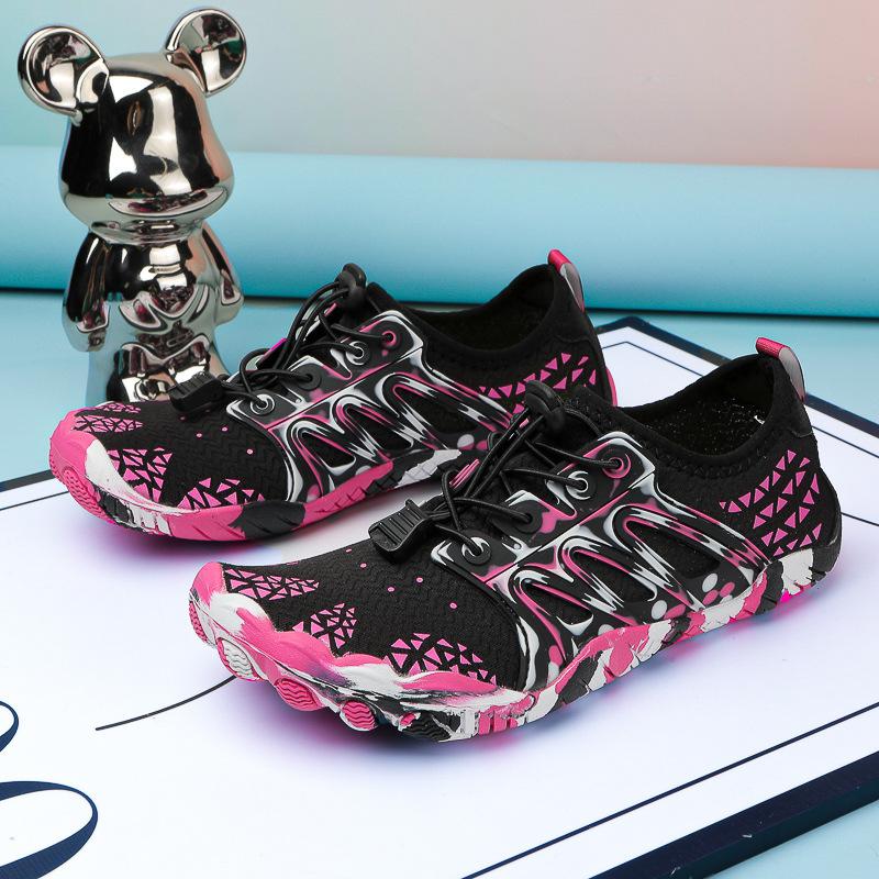 Summer New Lightweight and Breathable Stream Walking Shoes Couple Outdoor Swimming Beach Wading Shoes Hiking Five-finger Shoes Men