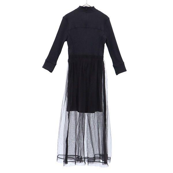 Furfur Long Sleeve Docking One Piece F Black Women Used