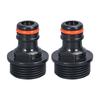 2Pcs Garden Hose Quick Connection Fittings Plastic Water Hose Connectors 1/2inch 3/4inch Sprays Nozzle Faucet Adapter