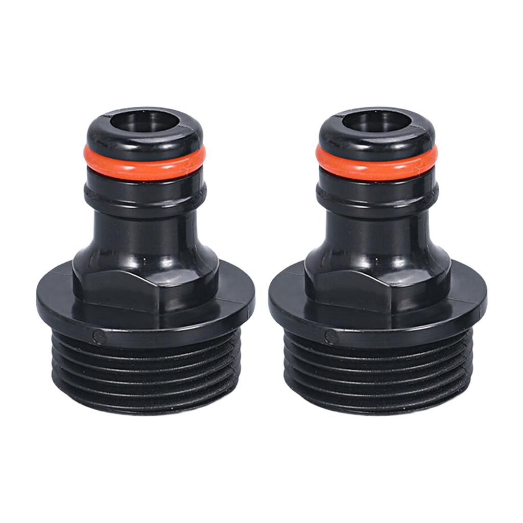2Pcs Garden Hose Quick Connection Fittings Plastic Water Hose Connectors 1/2inch 3/4inch Sprays Nozzle Faucet Adapter