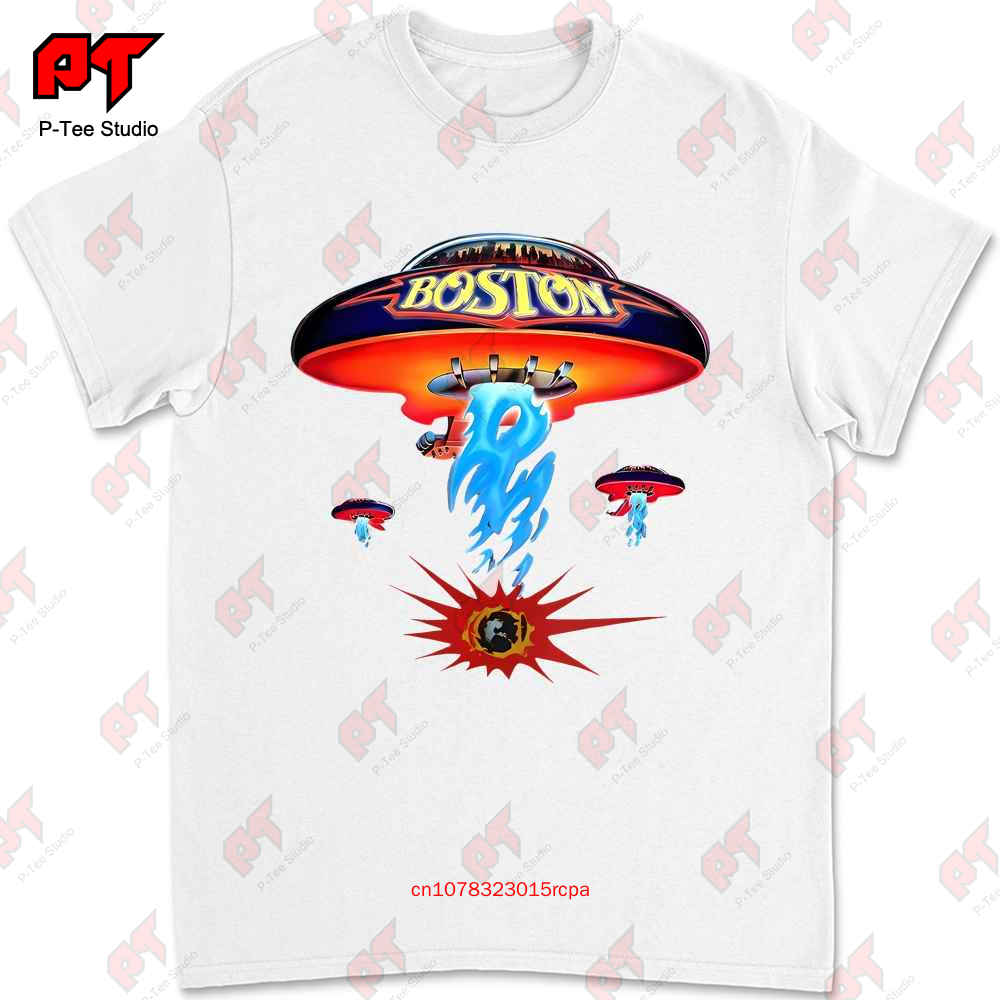 Sale Vintage Boston Rock Band Concert Tour T Shirt 1987 All Size J7ON