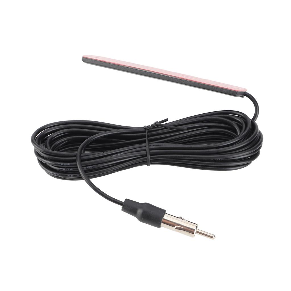 ANT?309 Universal Car FM Radio Antenna Patch Aerial Windscreen Mount 5M Cable