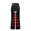 Women's Comfortable Pajama Pants  Pants Christmas Print Drawstring Wide Leg Pants