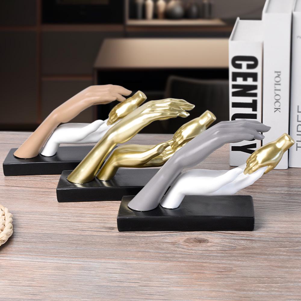 Contemporary Abstract Resin Art Table Ornament