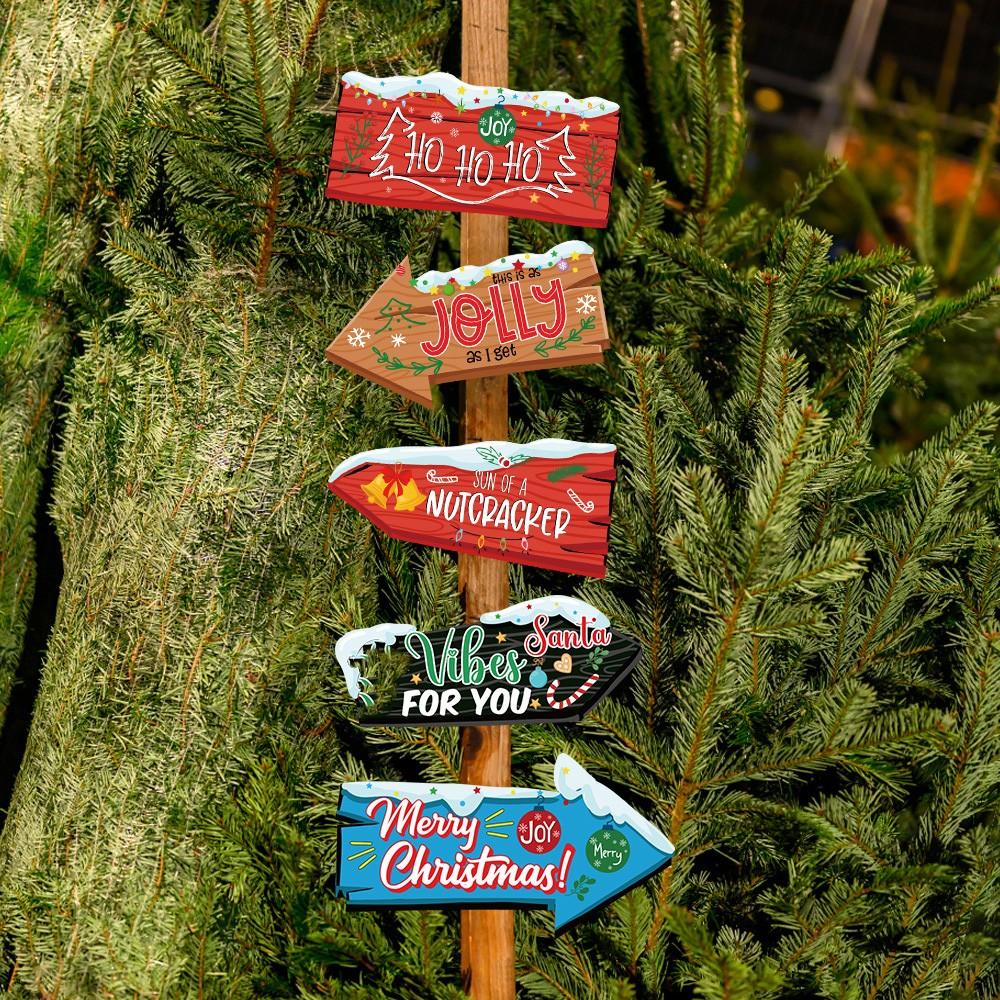 Christmas Decorations - 10Pcs Christmas Tree Hanging Ornament Holiday Xmas Ornaments Christmas Decorations Decor Home