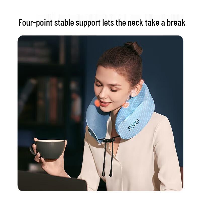 SKG BP3 Heated Neck Massager Pillow