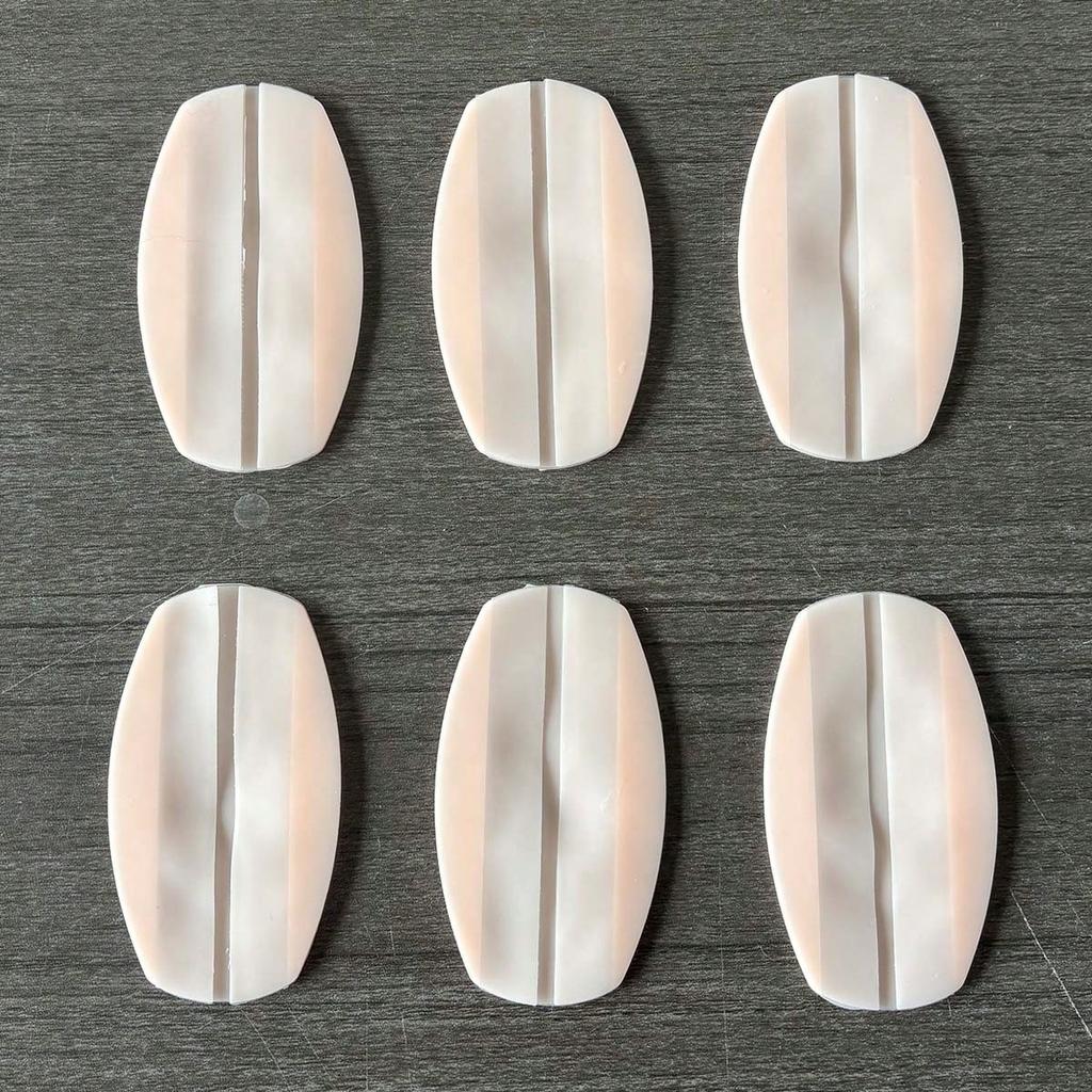 6Pcs Silicone Shoulder Strap Anti-Slip Pad, Shoulder Stabilizer, Multi-Color Seamless Pressure-Relieving Shoulder Pad