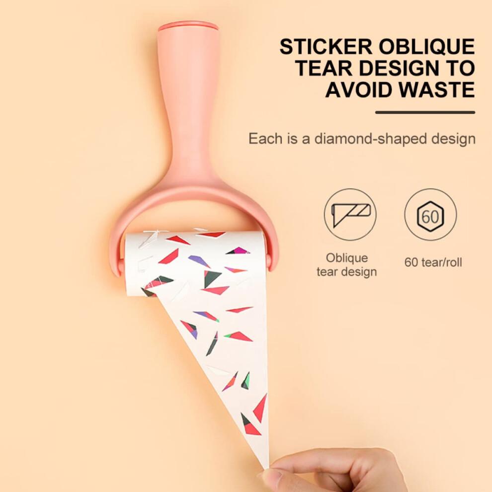 Refillable Lint Roller for Clothes and Furniture, Fast Pet Hair Remover with Handle and Refills