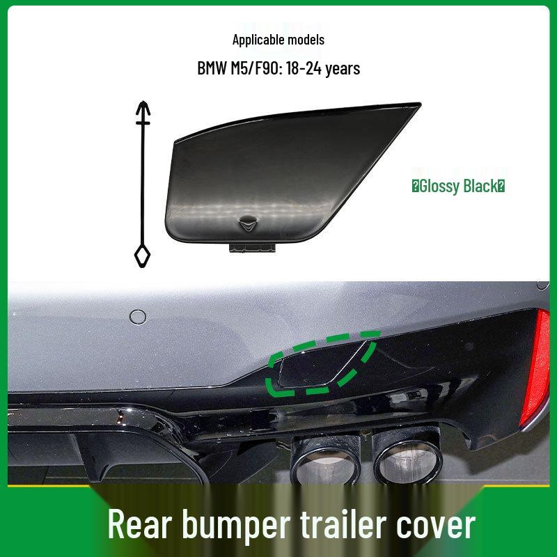 BMW M5 F90 LCI Front & Rear Bumper Tow Hook Covers (Sport Version) 51125A013D8