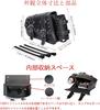QJBOMTO Motorcycle Saddlebag Side Bag Saddlebag PVC Waterproof Side Tool Universal Storage Tool Bag with Cup Black Side - Softail/Harley Sportster,