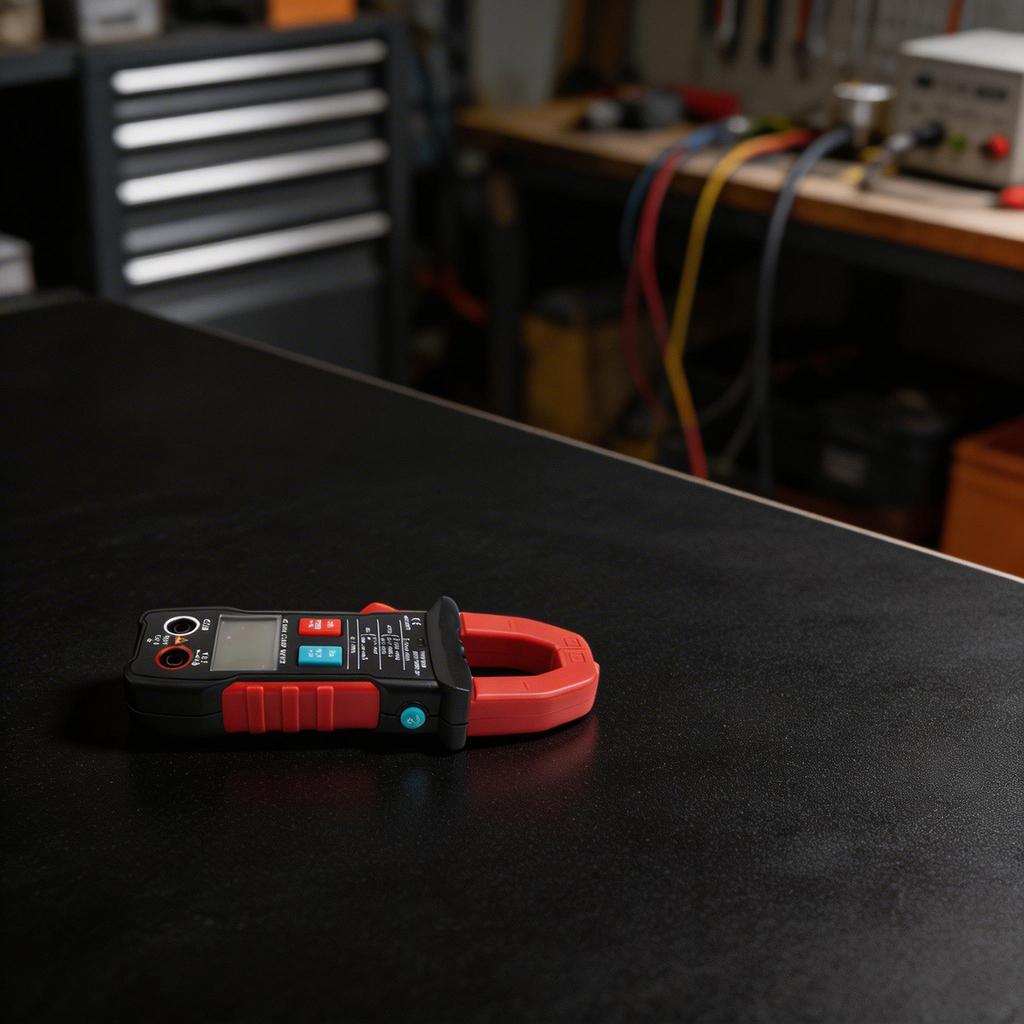 For Automotive Systems 600A Current Clamp Multimeter Red Non-contact Voltage Detection Tool Clamp Meter Auto-ranging