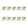Metal Nail Art Studs 3D Metal Nail Art Jewelry Decorations Bows Rabbits Moon Multi-Shapes Nail Decoration Accessories