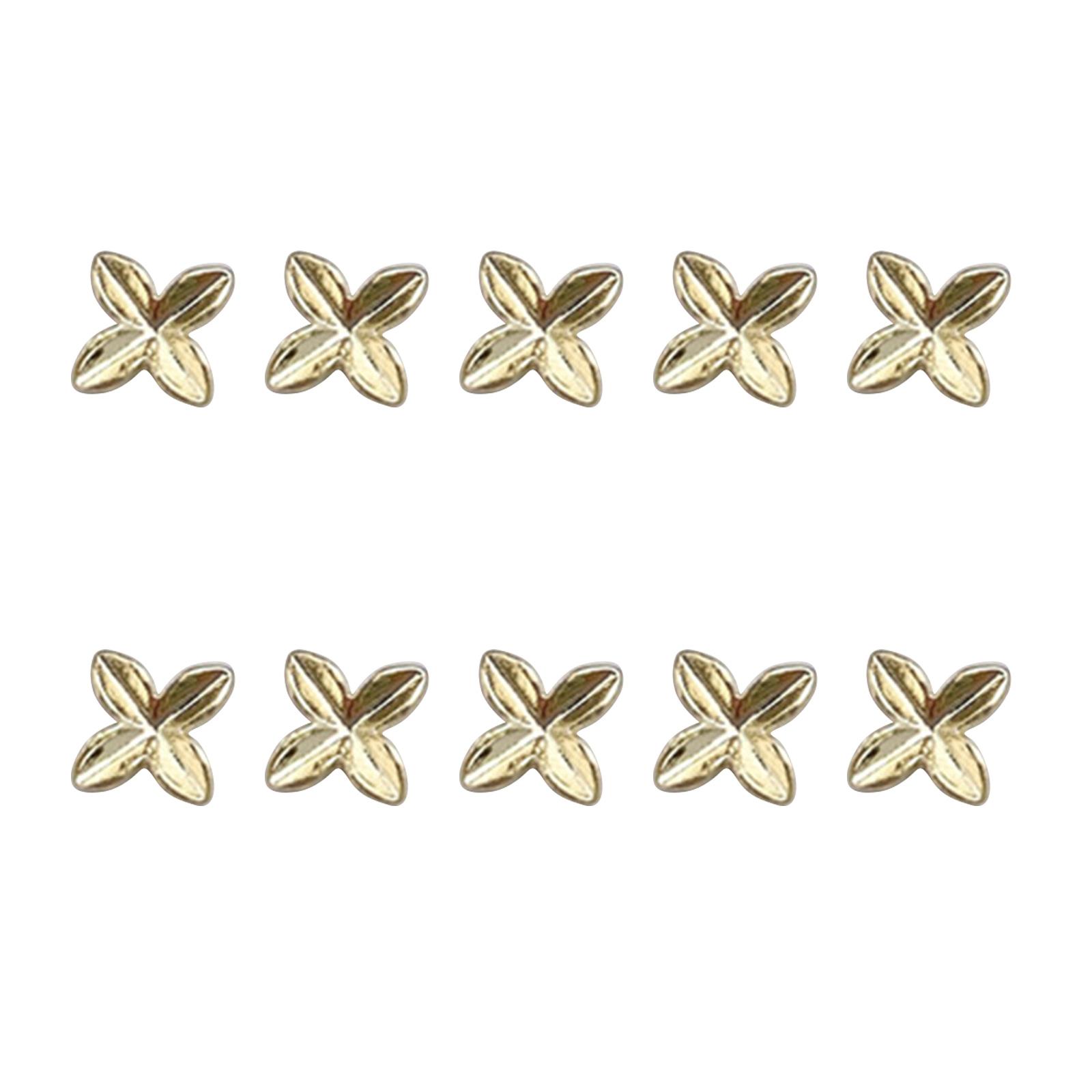 

Металлические гвоздики для дизайна ногтей 3D металлические украшения для дизайна ногтей банты кролики луна многоформенные аксессуары для украшения ногтей 10