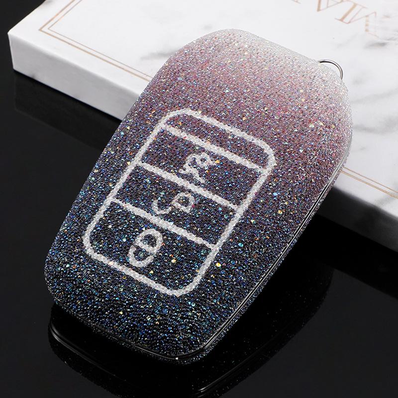 Toyota Car Key Case for Highlander, Camry, Corolla, Venza, Levin, Asian Dragon - Men’s Shell Buckle Bag