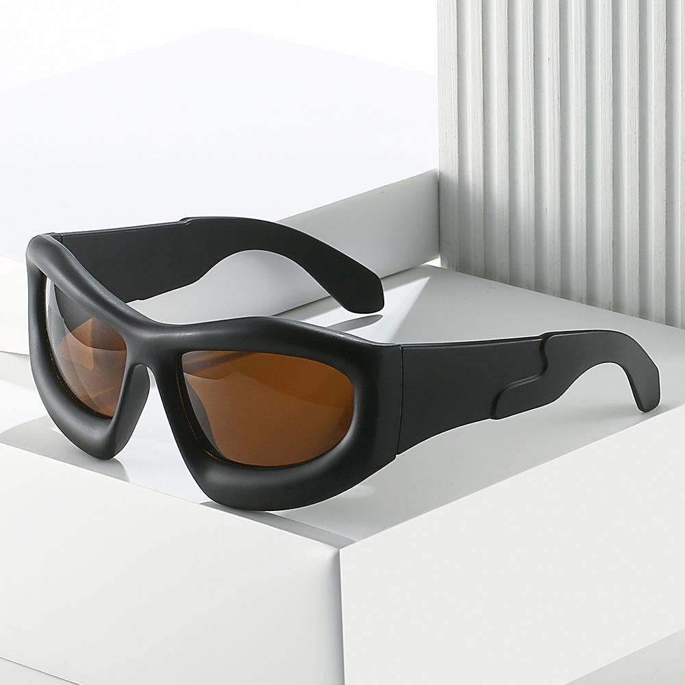 Personalized Bubble Sunglasses Hip Hop Concave Sunglasses Trendy Sunglasses