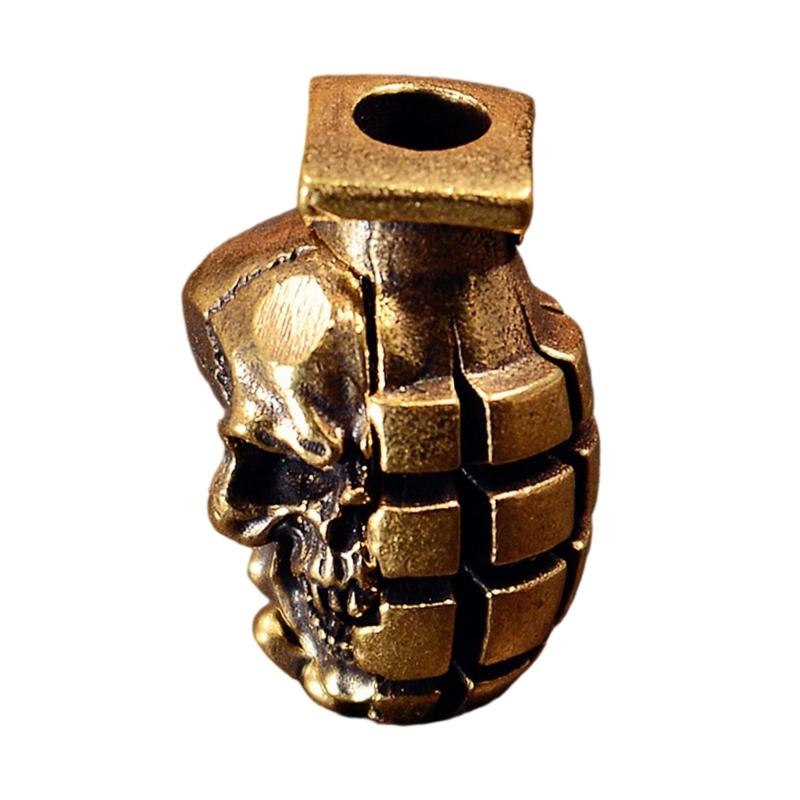 

Stylish Copper Grenades Keychain Ornament Featuring Compact Flashlight For Practical Daily Use And Adventure Gear