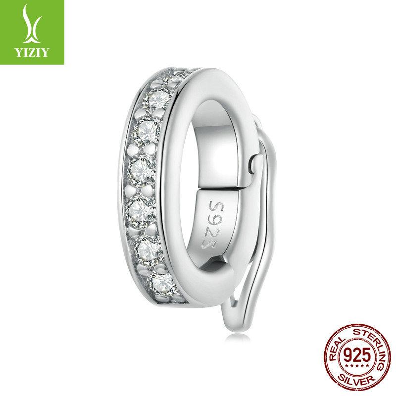 

Simple Universal Bracelet Bead Clip Buckle, Fashionable Versatile Unlimited Love S925 Sterling Silver Accessories S925