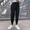 Youth Trend Business Casual Comfort Slim Versatile Simplicity Fashion Belt Nine Points Men's Suit Pants Spring Autumn New 2024