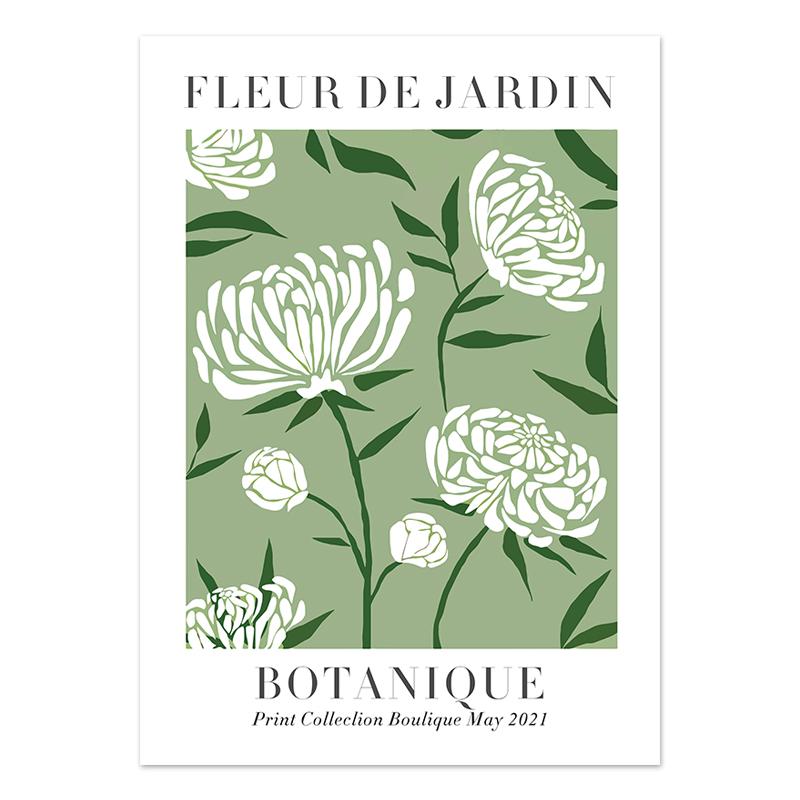 Abstrakte Zitronen-Blumen-Auge-Orange-Poster und Drucke, Vintage-Pflanzen-Wandkunst, Wandbilder für Wohnzimmer-Dekoration, Leinwandgemälde