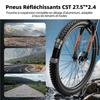 TTGO C5 Elektrische Fiets 27.5" - 250W Motor, Verwijderbare 48V 13.5Ah Batterij, 90-110km Actieradius, 7 Shimano Versnellingen-grijs