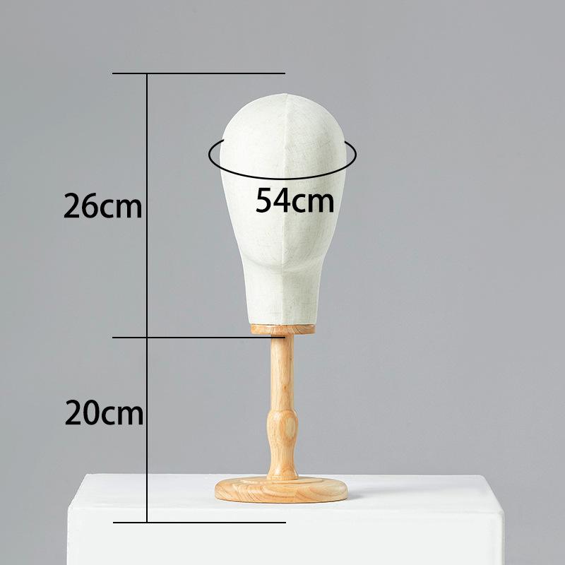 Desktop Female Mannequin Hat and Wig Display Stand