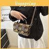 Trendy High-end Plaid Handbag For Women 2024 Spring New Stylish Shoulder Crossbody Bag Blue Green Brown Coffee