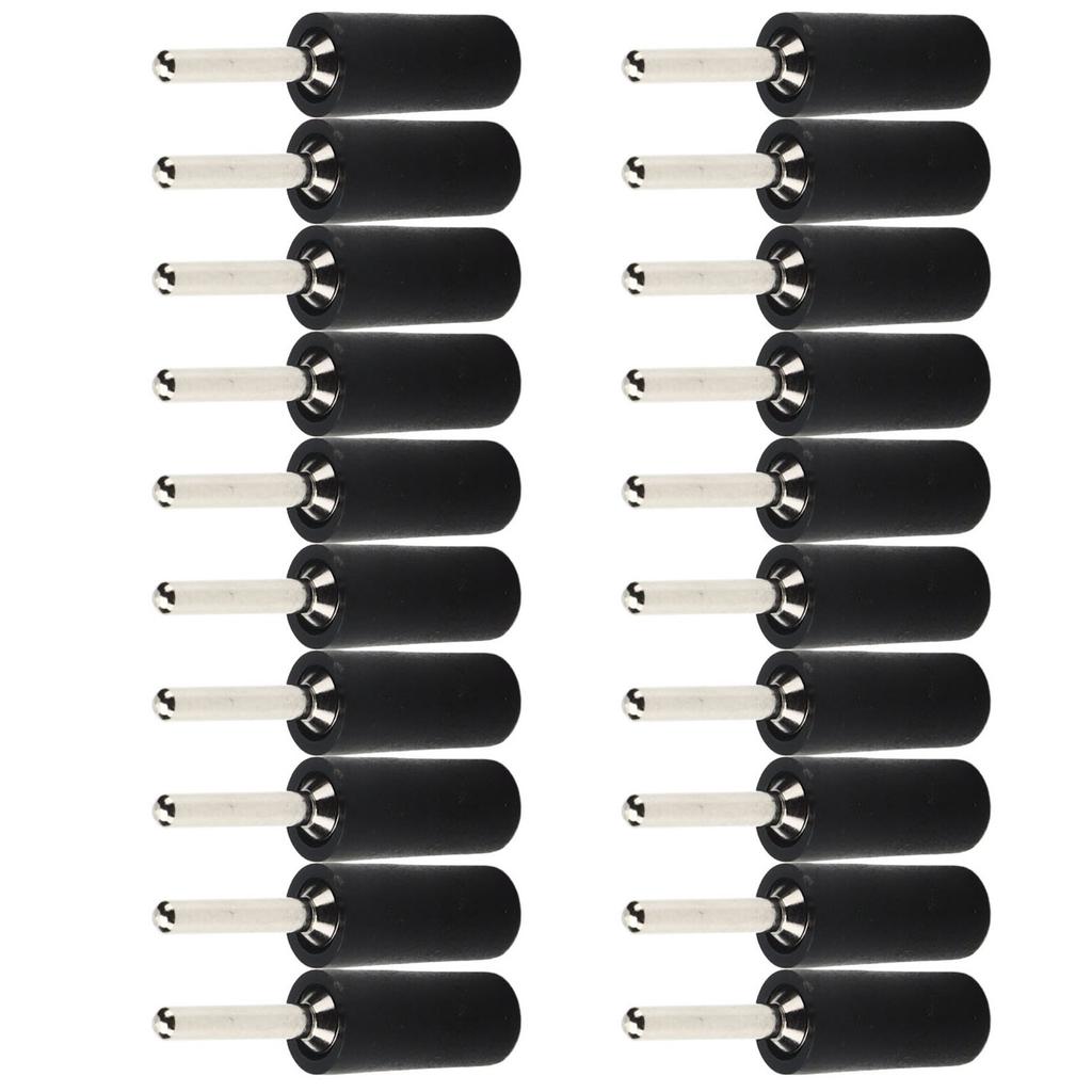 20Pcs Pin Banana Plug 2mm Nickel Plated Brass Male Waterproof Connector Accessory Set KitBlack
