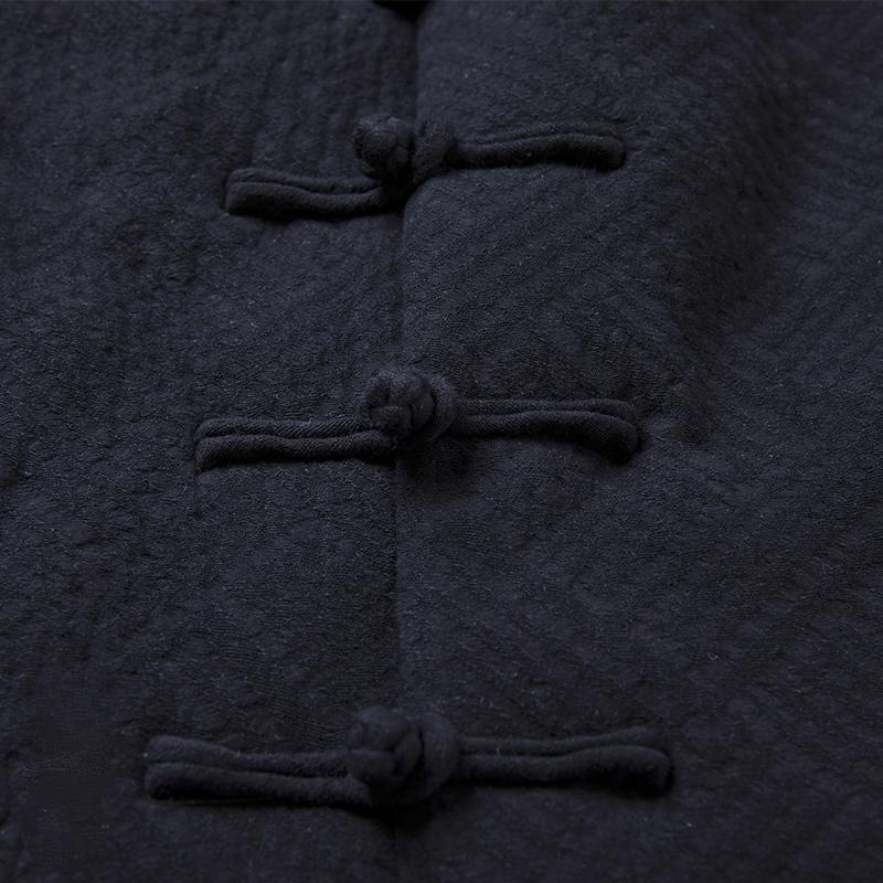 Chinese Style Men Retro Linen Vest Men Sleeveless Cotton Padded Jacket Men Buckle Vests Casual Tank Tops Male Hanfu Waistcoats