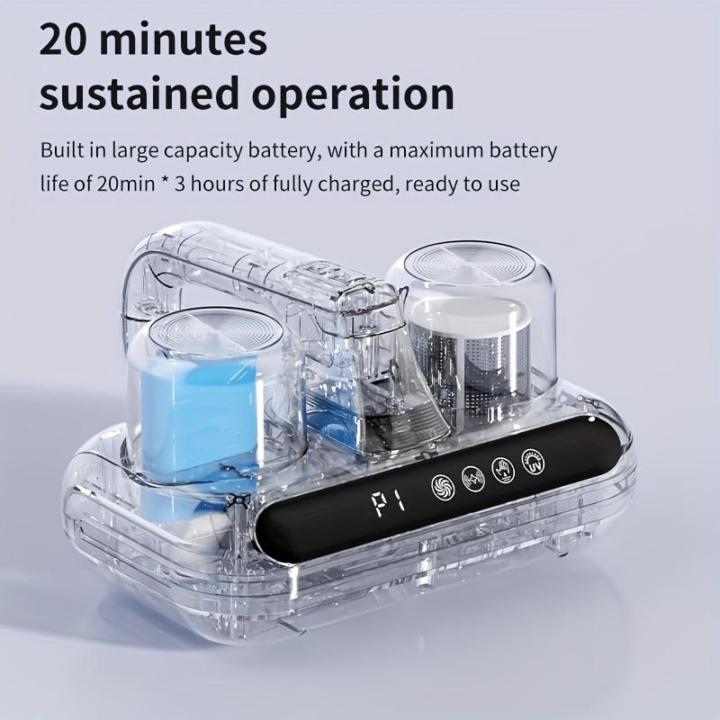 UV sterilizátor je vhodný pro matrace postelí a pohovek. Má automatickou mávací funkci. Dokáže účinně vysát roztoče, štěnice,