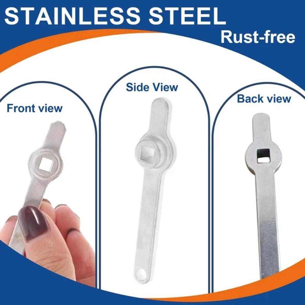 304 Stainless Steel Vent Key High Hardness Cross Keys Wrench Durable Bleed Wrench  Repair Tools