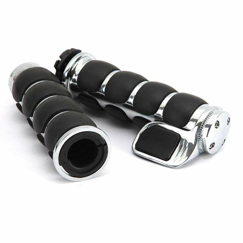 25mm 1" Motorcycle Handlebar Handle Bar End Hand Grips For Harle Cruiser Chopper Custom  Suzuki  Boulevard M109R  Road