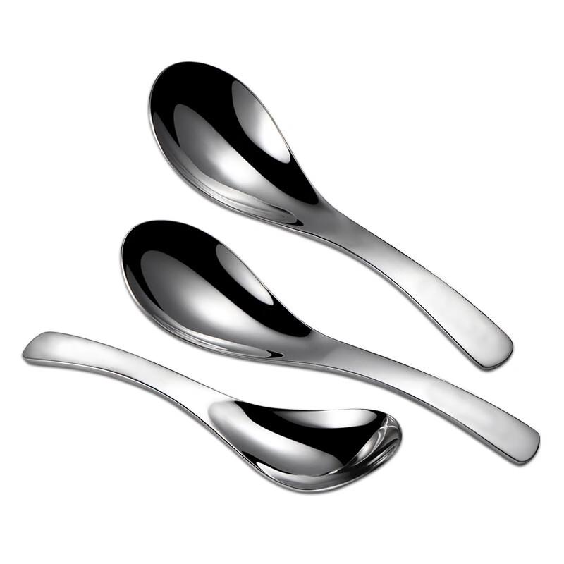European Style Thickened Stainless Steel Soup Spoon Set