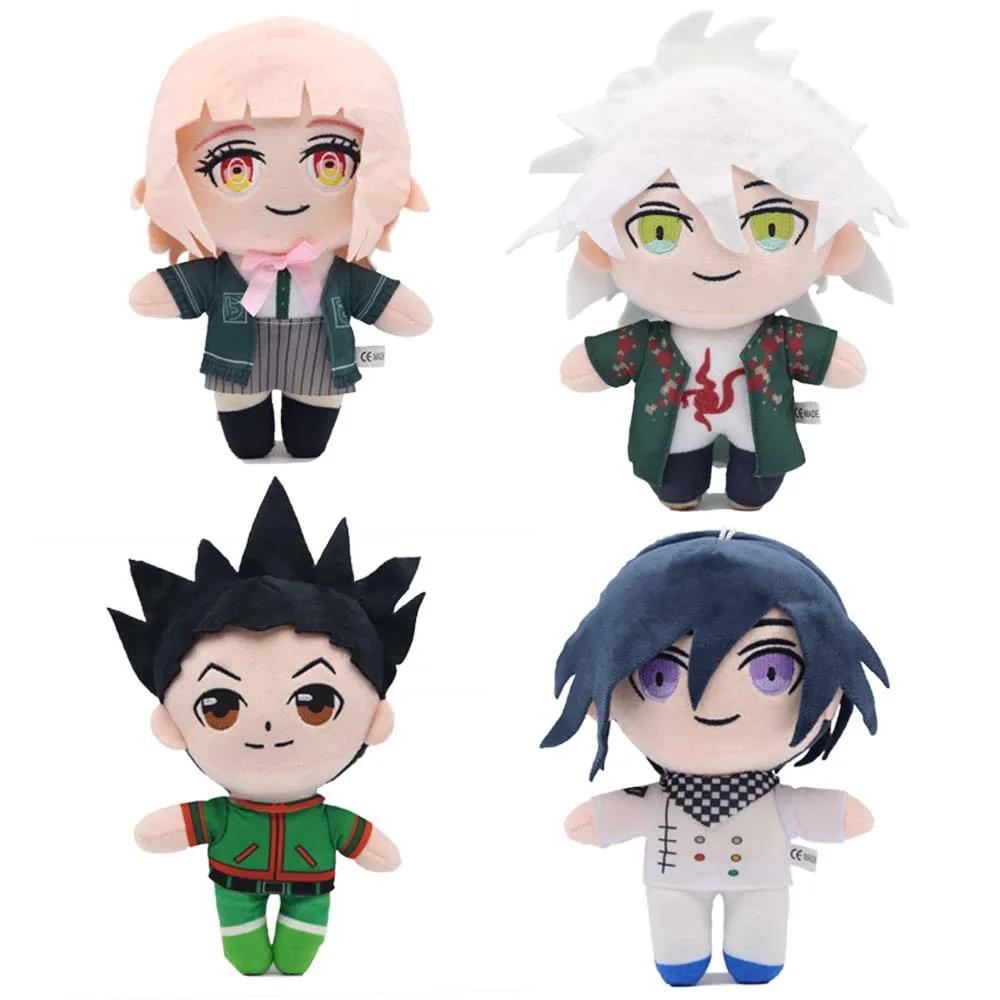 23cm Danganronpa Plush Toys Kokichi Oma Nagito Komaeda Nanami ChiaKi Stuffed Dolls Cartoon Figure Plushies Kids Christmas Gifts