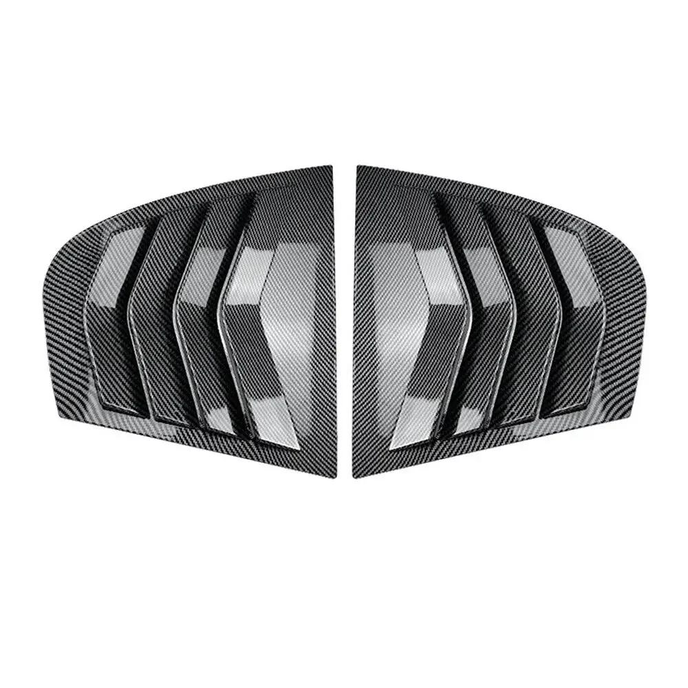 For BMW 3 Series E90 320i 330i M3 2005-2013 ABS Plastic Rear Window Quarter Louver Cover Side Vent Trim Car Adhesive Accessories
