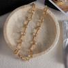 Fashionable Simulated Pearls Charm Necklace Lightweight Design Daily Wear Formal Event Collarbone Chain Gift