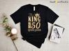50th Birthday Gift For Unisex, This King Makes 50 Look Good, Funny Unisex's 50th Birthday T-Shirt