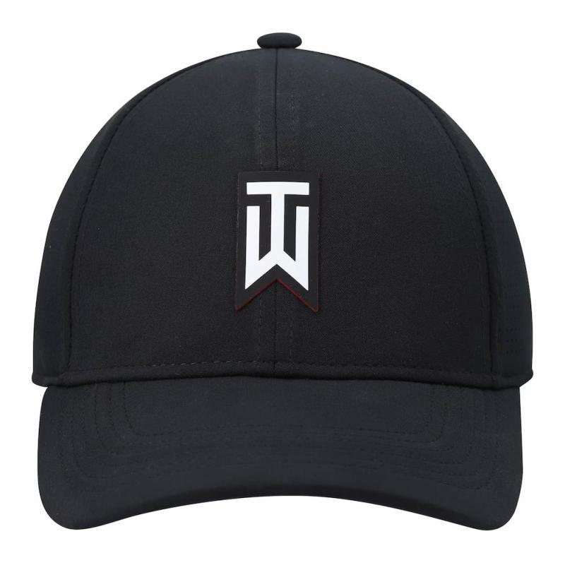 Nike Dri-FIT Tiger Woods Strukturierte Adv Club Golfkappe Schwarz Lässig FB6454010