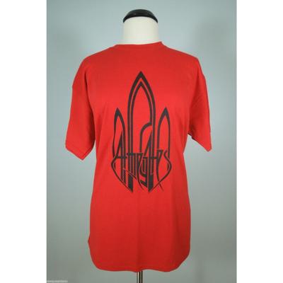 AT THE GATES Band Logo 2XL T-Shirt RED Mens Unisex T-Shirt